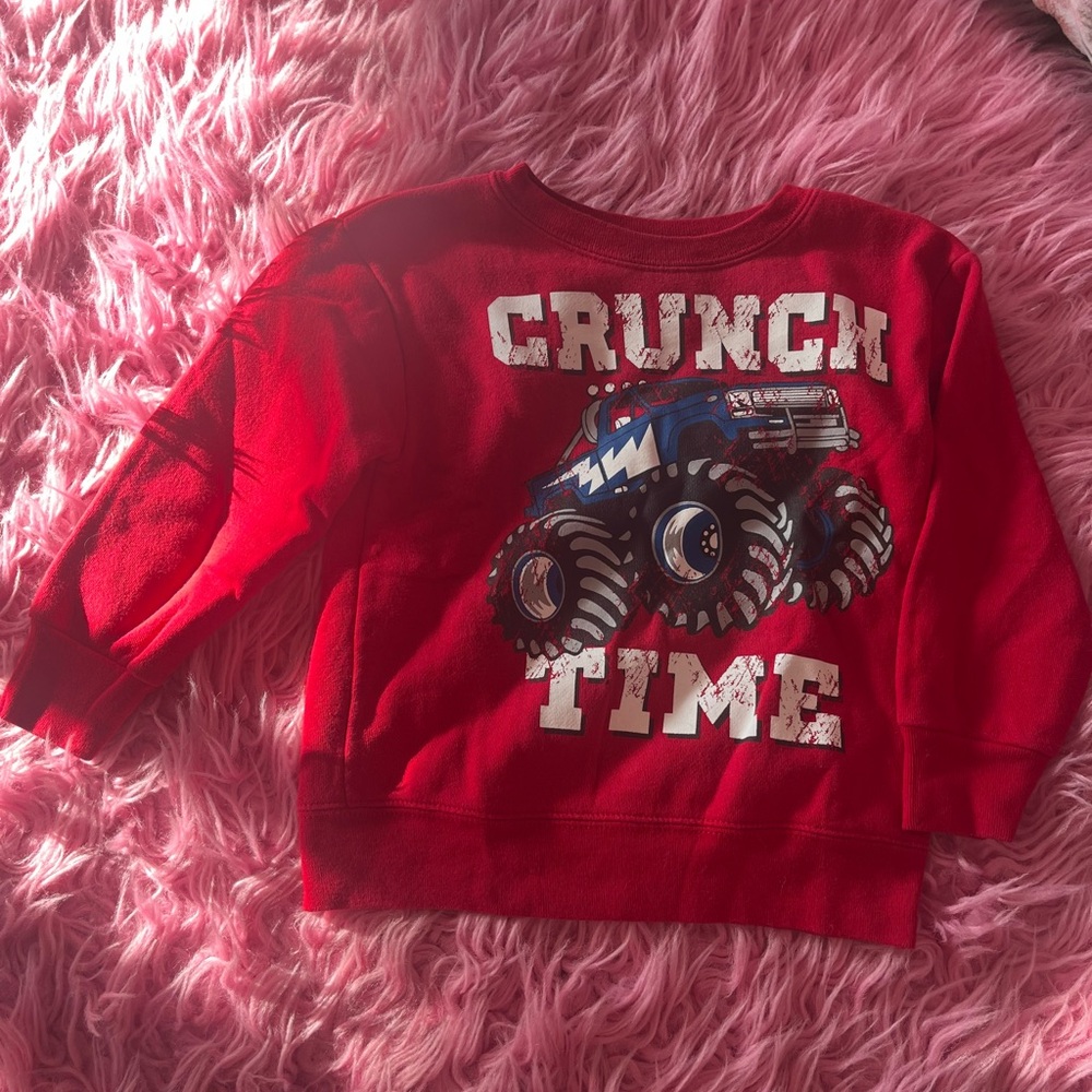 Garanimals Red Sweater Crunch Time Graphic